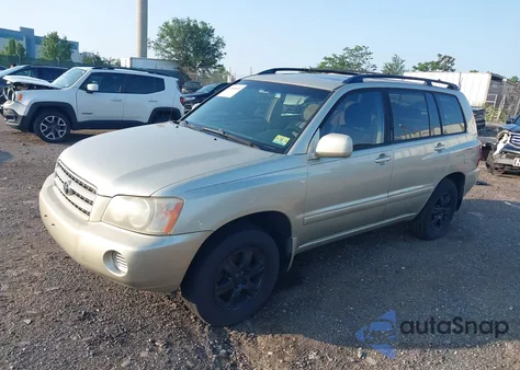 2003 Toyota Highlander V6 z USA, uszkodzony, nr VIN JTEHF21A830132783